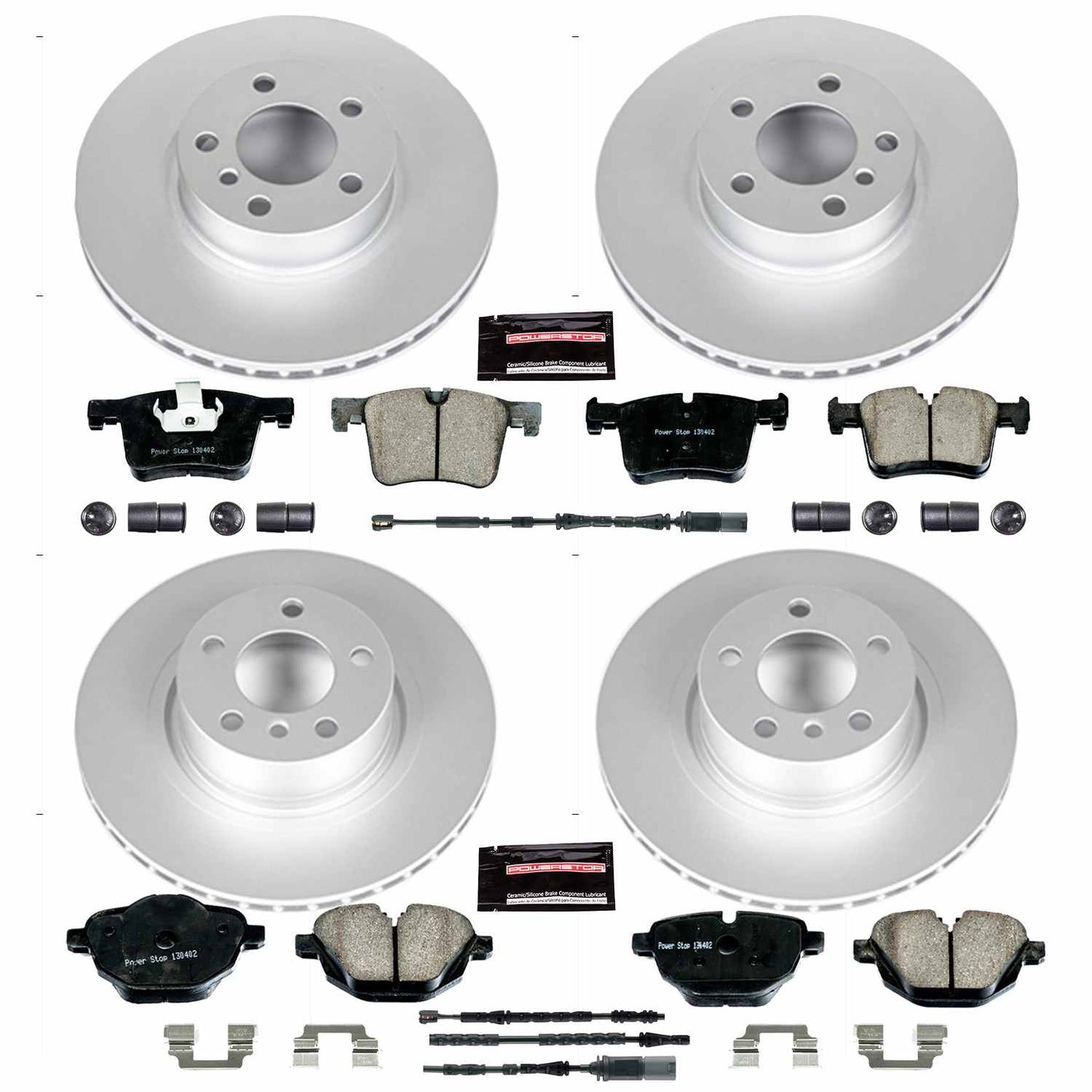 PowerStop Power Stop 11-17 BMW X3 Front & Rear Z23 Evolution Sport Coated Brake Kit CRK6039