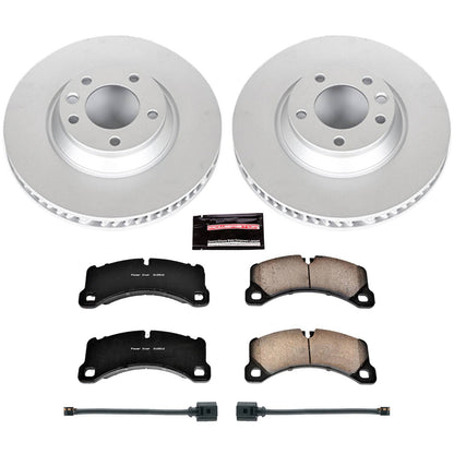 PowerStop Power Stop 11-18 Porsche Cayenne Front Z23 Evolution Sport Coated Brake Kit CRK6049
