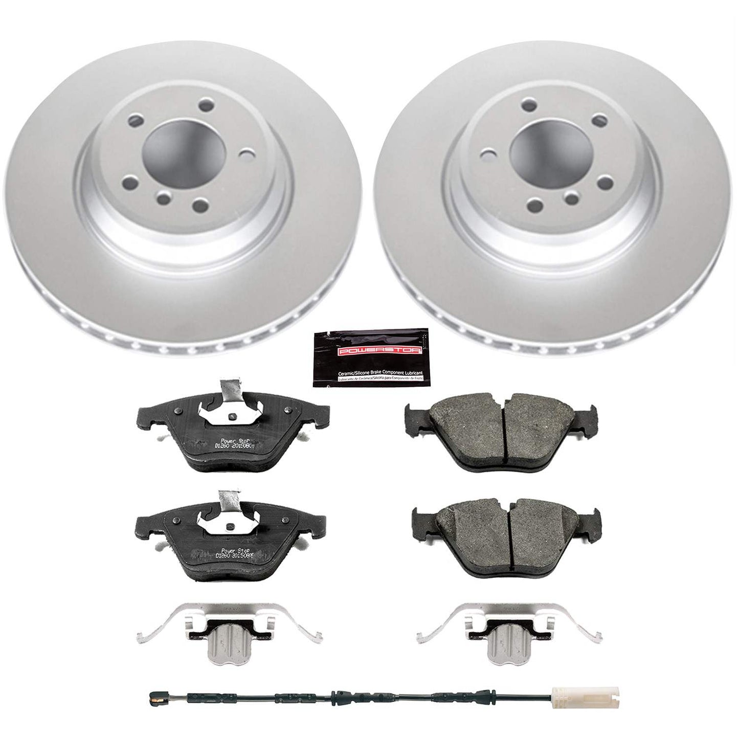 PowerStop Power Stop 2011 BMW 335d Front Z23 Evolution Sport Coated Brake Kit CRK6055