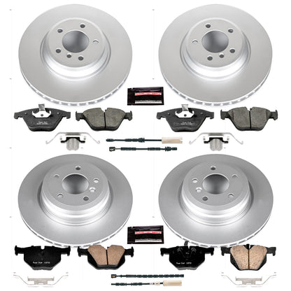 PowerStop Power Stop 11-13 BMW 335i Front & Rear Z23 Evolution Sport Coated Brake Kit CRK6057
