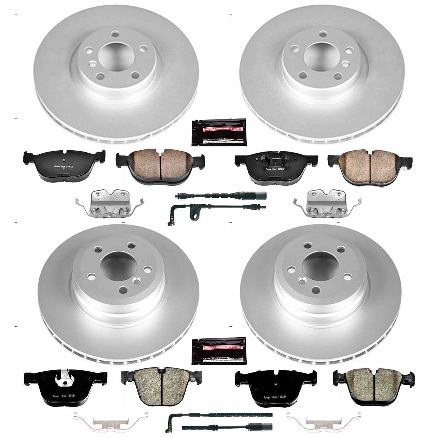 PowerStop Power Stop 07-10 BMW X5 Front & Rear Z23 Evolution Sport Coated Brake Kit CRK6060