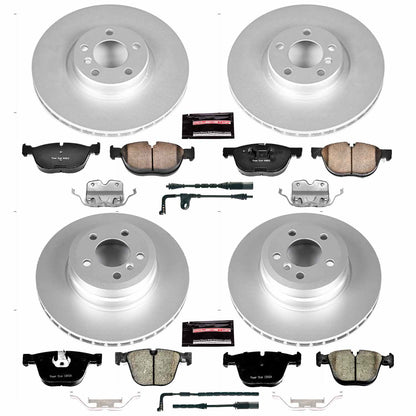 PowerStop Power Stop 07-10 BMW X5 Front & Rear Z23 Evolution Sport Coated Brake Kit CRK6060