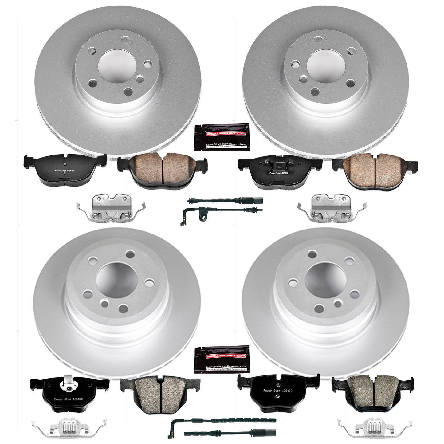 PowerStop Power Stop 07-10 BMW X5 Front & Rear Z23 Evolution Sport Coated Brake Kit CRK6063