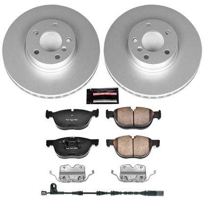 PowerStop Power Stop 11-18 BMW X5 Front Z23 Evolution Sport Coated Brake Kit CRK6064