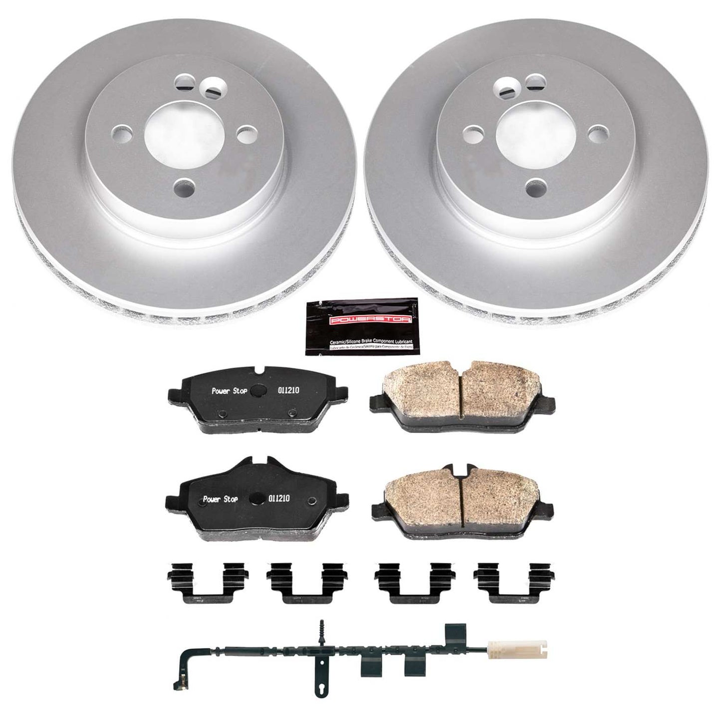 PowerStop Power Stop 07-10 Mini Cooper Front Z23 Evolution Sport Coated Brake Kit CRK6066