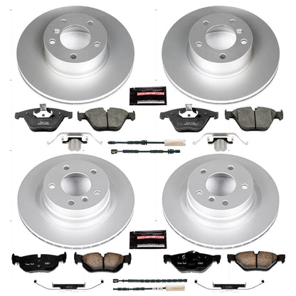 PowerStop Power Stop 11-13 BMW 328i Front & Rear Z23 Evolution Sport Coated Brake Kit CRK6072