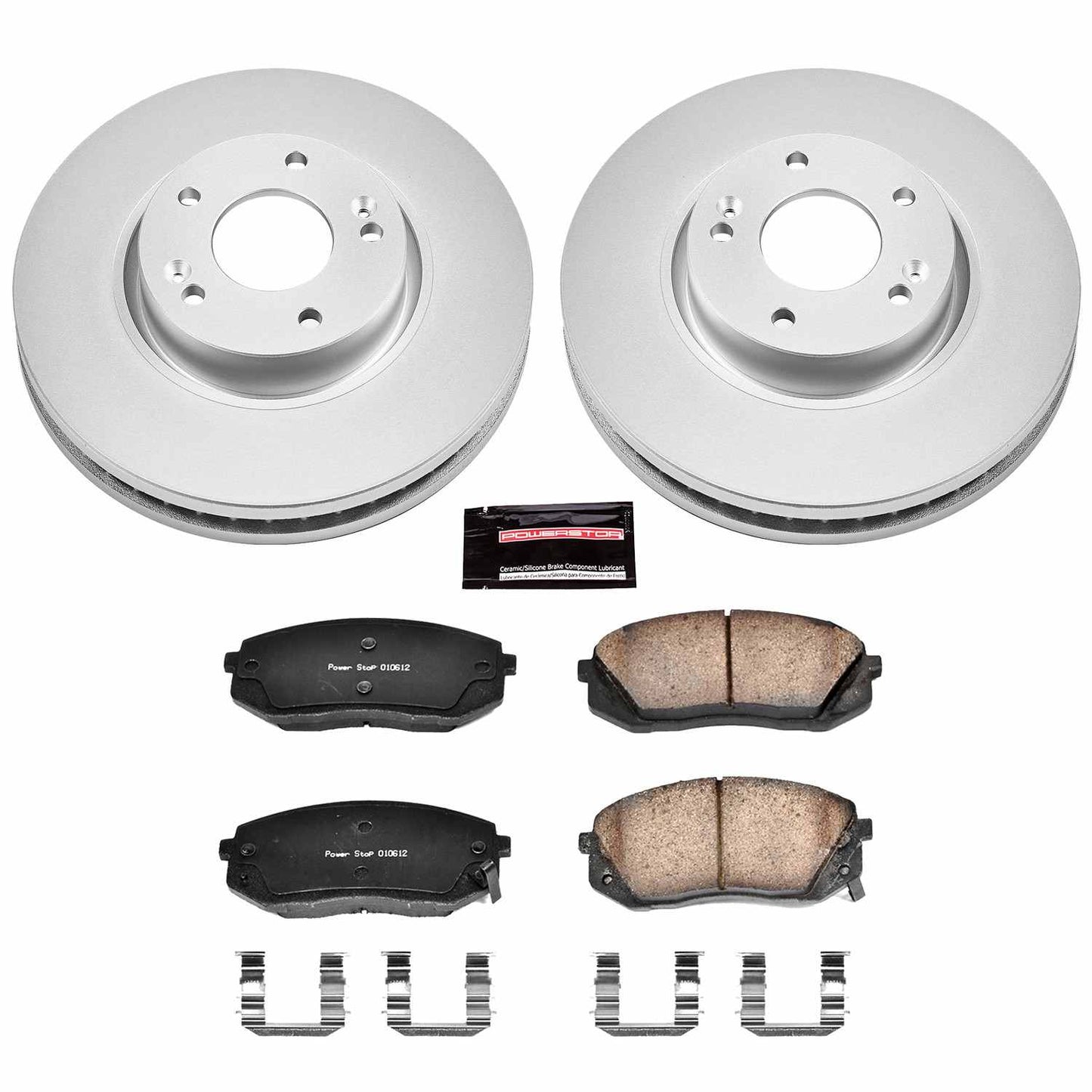 PowerStop Power Stop 10-15 Hyundai Tucson Front Z17 Evolution Geomet Coated Brake Kit CRK6087
