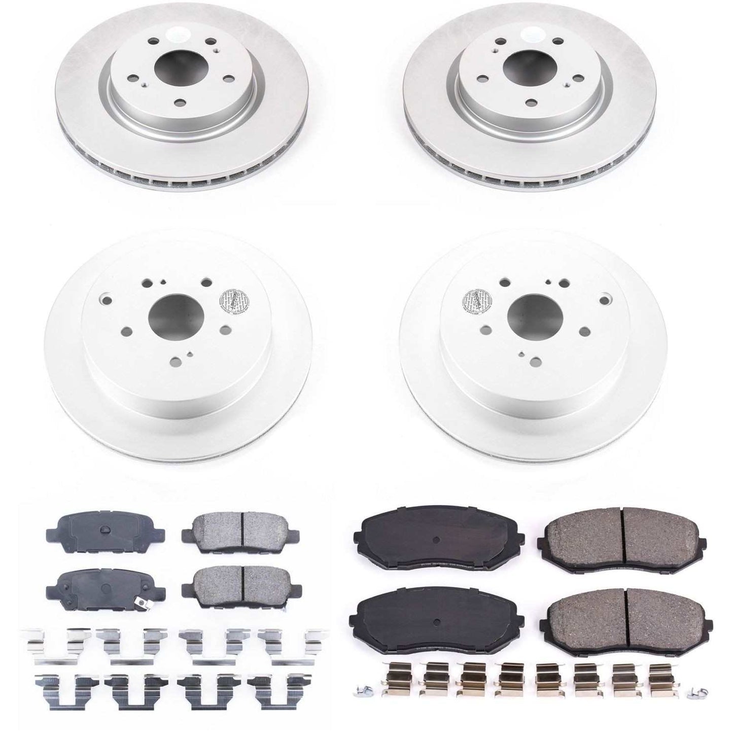 PowerStop Power Stop 09-13 Suzuki Grand Vitara Front & Rear Z17 Evolution Geomet Coated Brake Kit CRK6090