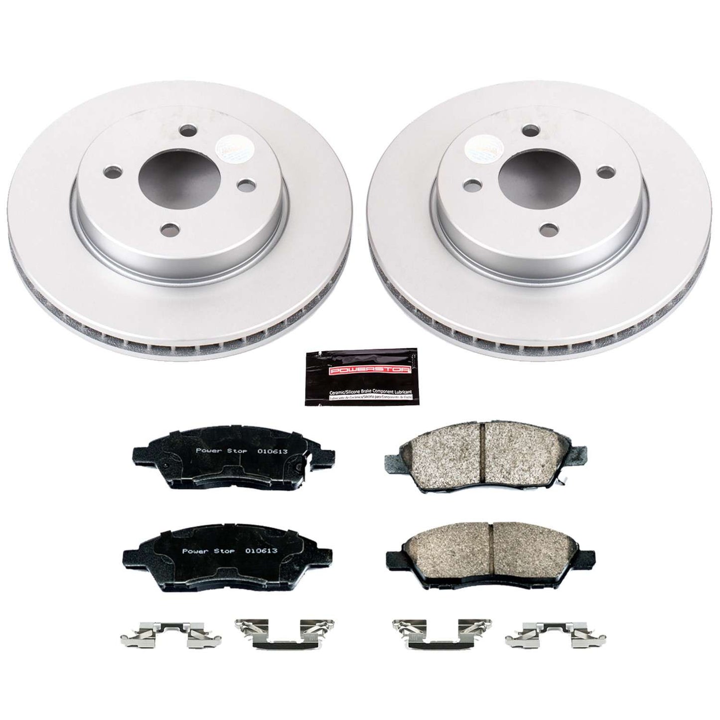PowerStop Power Stop 12-18 Nissan Versa Front Z17 Evolution Geomet Coated Brake Kit CRK6096