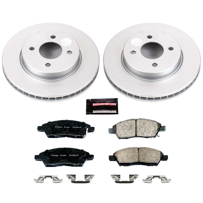 PowerStop Power Stop 12-18 Nissan Versa Front Z17 Evolution Geomet Coated Brake Kit CRK6096