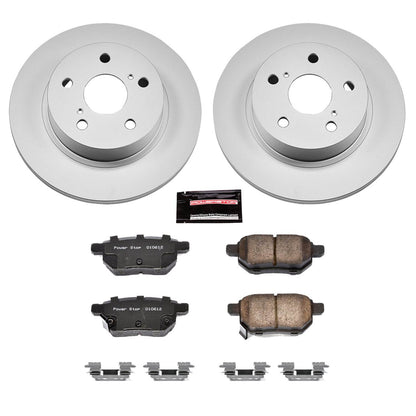 PowerStop Power Stop 11-16 Scion tC Rear Z17 Evolution Geomet Coated Brake Kit CRK6097