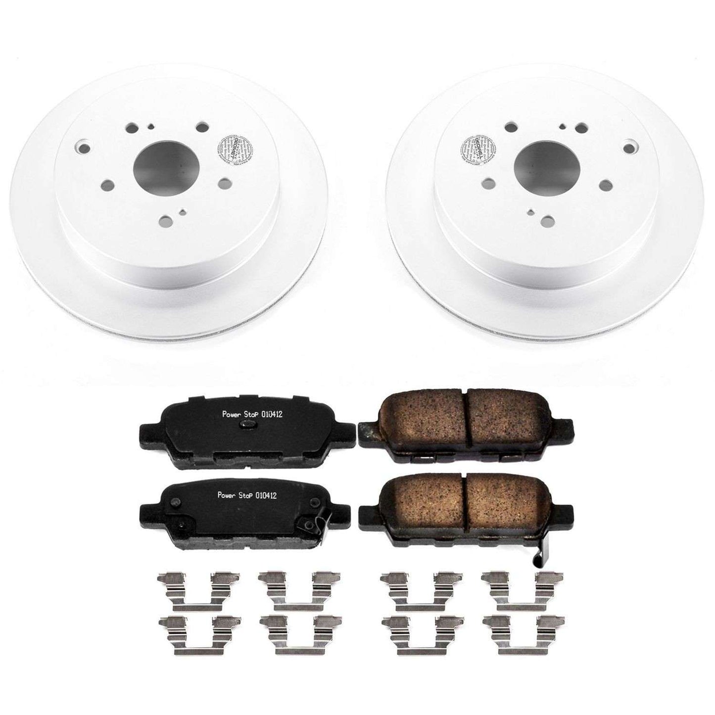 PowerStop Power Stop 09-13 Suzuki Grand Vitara Rear Z17 Evolution Geomet Coated Brake Kit CRK6100