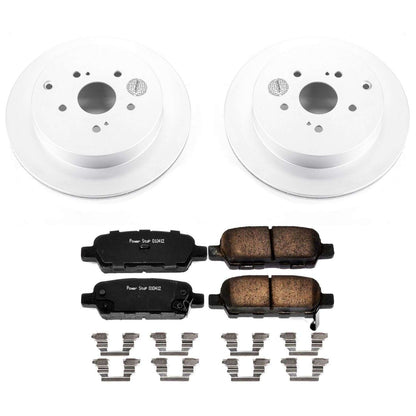 PowerStop Power Stop 09-13 Suzuki Grand Vitara Rear Z17 Evolution Geomet Coated Brake Kit CRK6100