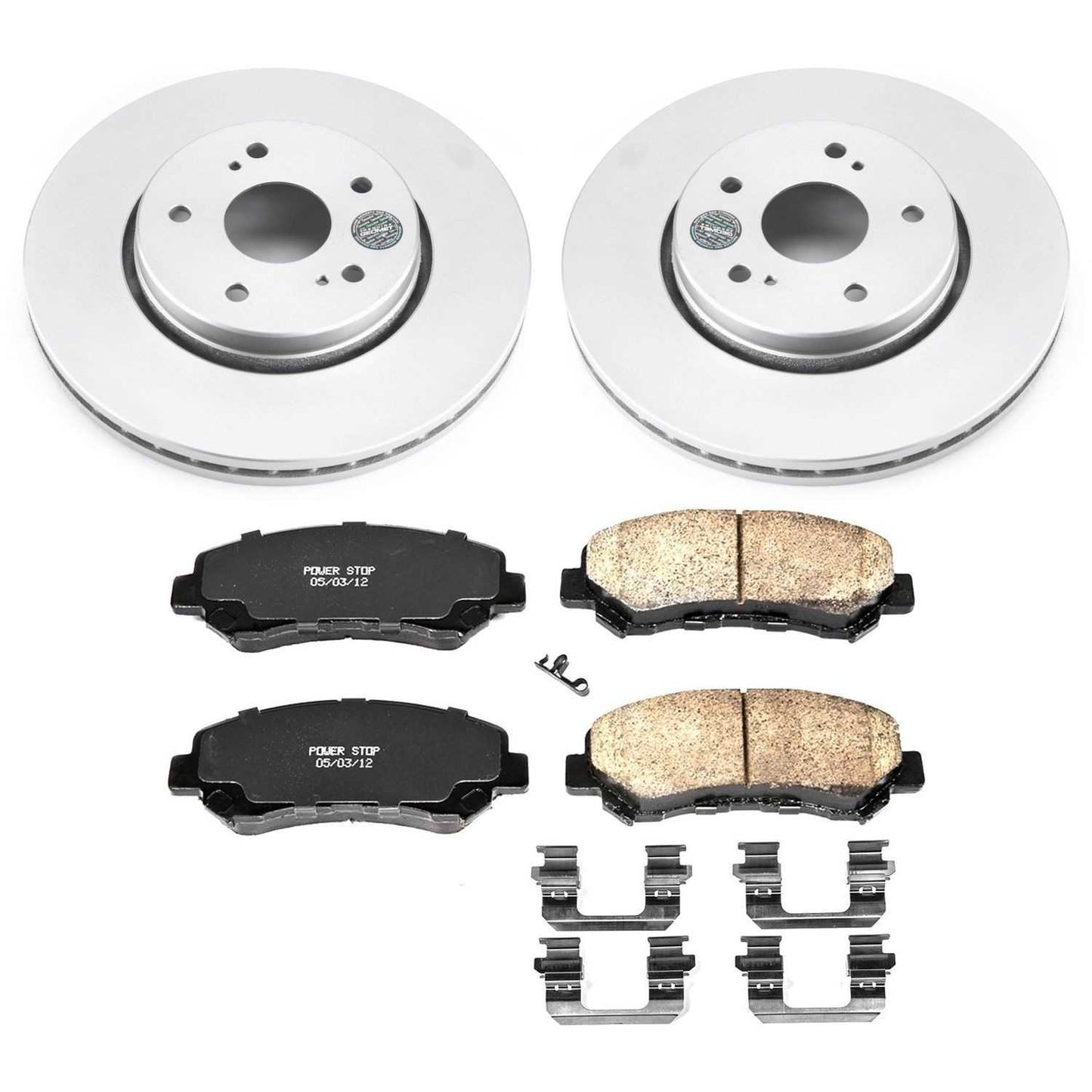 PowerStop Power Stop 10-13 Suzuki Kizashi Front Z17 Evolution Geomet Coated Brake Kit CRK6102