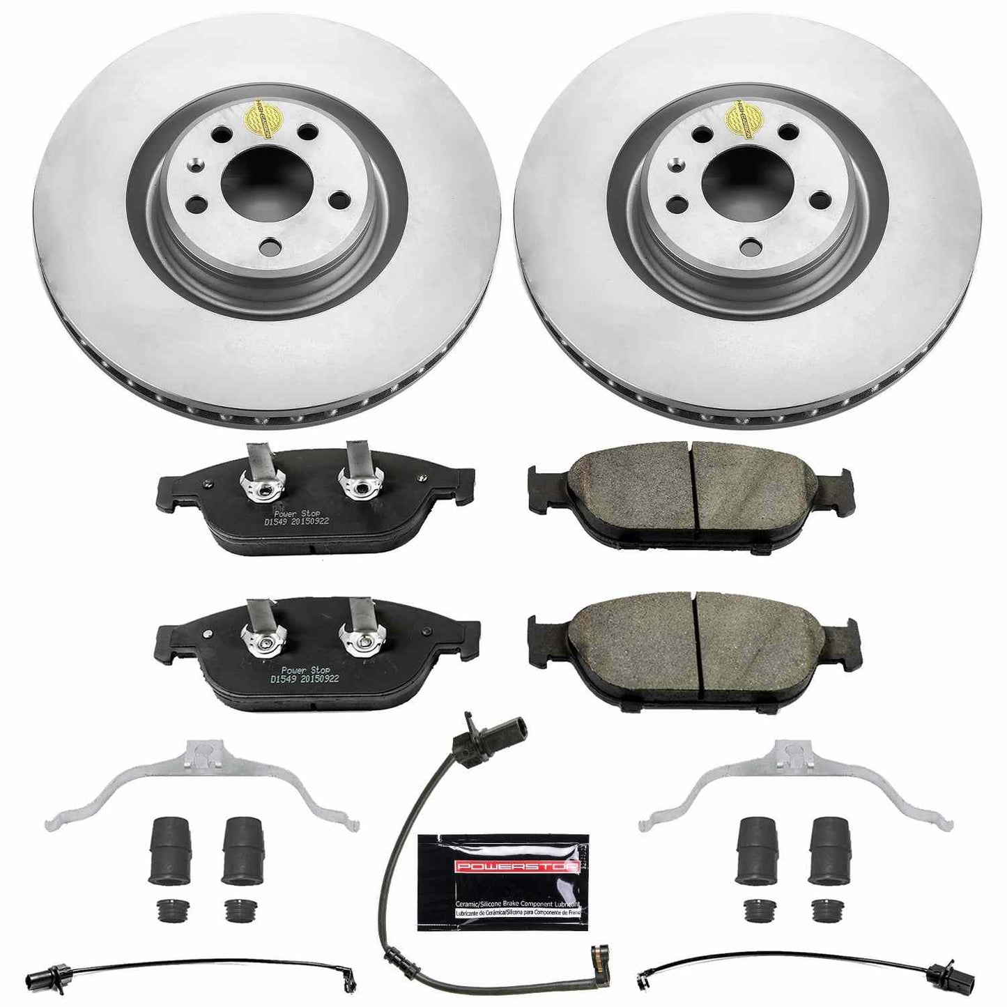 PowerStop Power Stop 12-16 Audi A6 Quattro Front Z23 Evolution Sport Coated Brake Kit CRK6129
