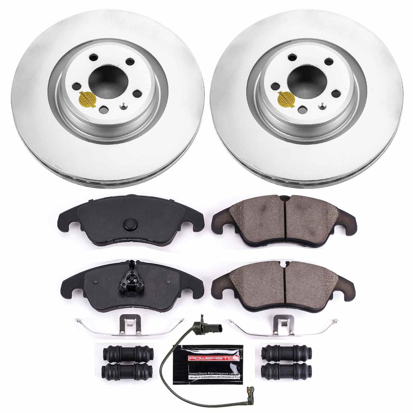 PowerStop Power Stop 14-18 Audi A6 Front Z23 Evolution Sport Coated Brake Kit CRK6140