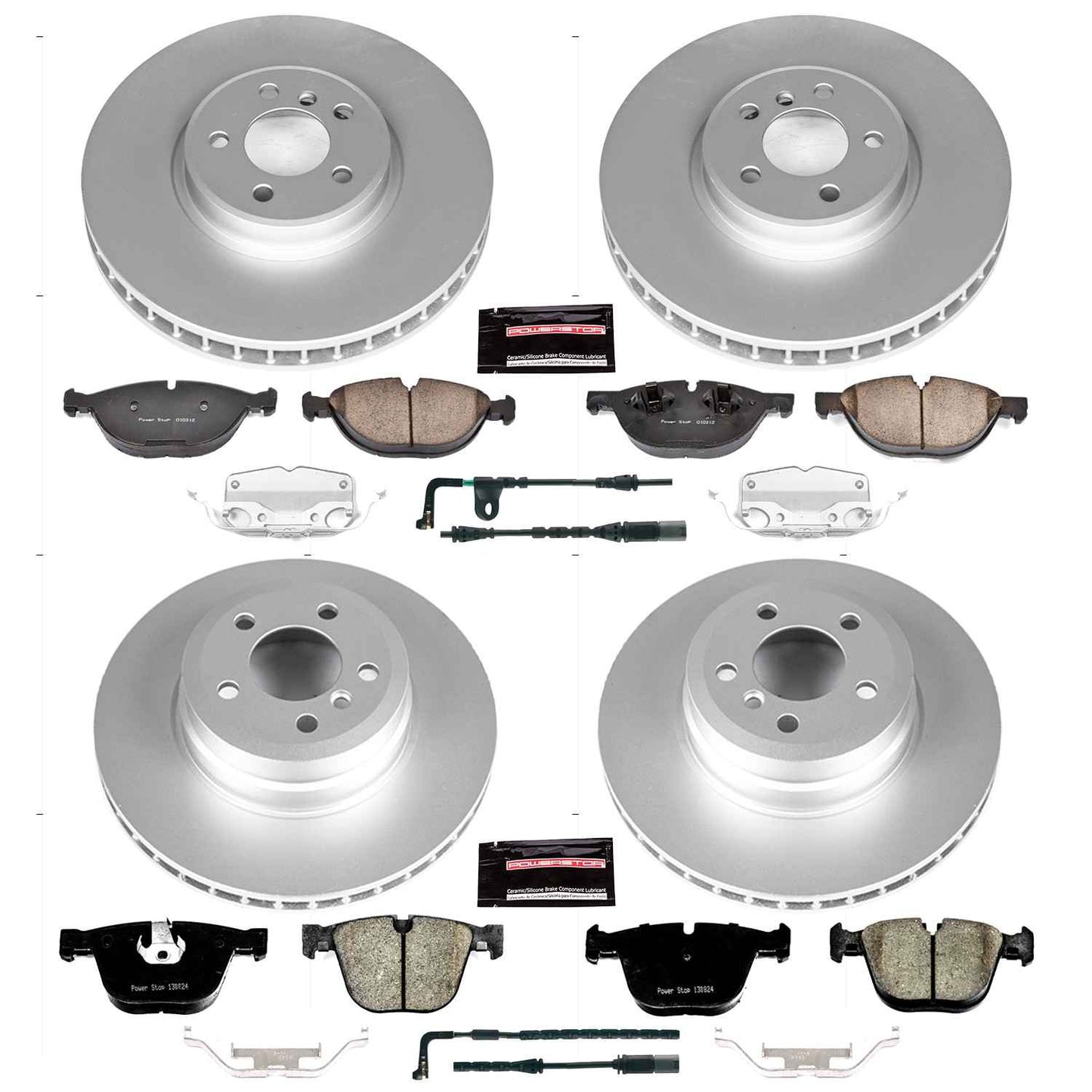 PowerStop Power Stop 08-10 BMW X6 Front & Rear Z23 Evolution Sport Coated Brake Kit CRK6145