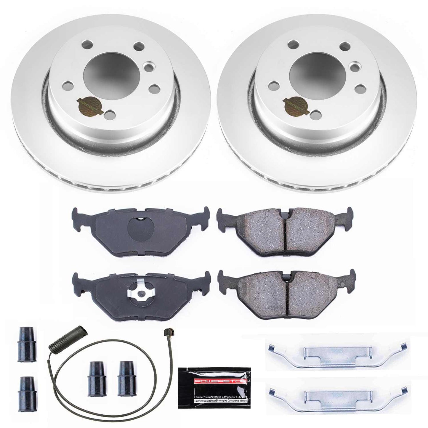 PowerStop Power Stop 98-99 BMW 323i Rear Z23 Evolution Sport Coated Brake Kit CRK615