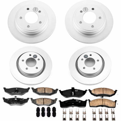 PowerStop Power Stop 00-04 Chrysler Concorde Front & Rear Z17 Evolution Geomet Coated Brake Kit CRK6178