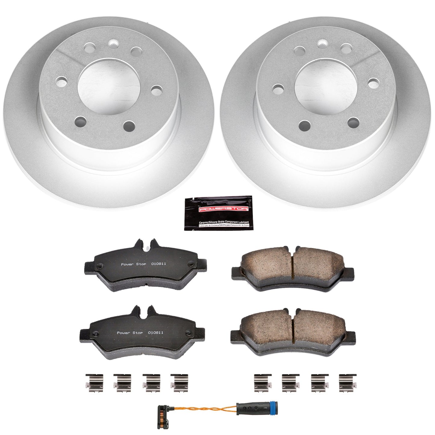 PowerStop Power Stop 07-09 Dodge Sprinter 3500 Rear Z23 Evolution Sport Coated Brake Kit CRK6198