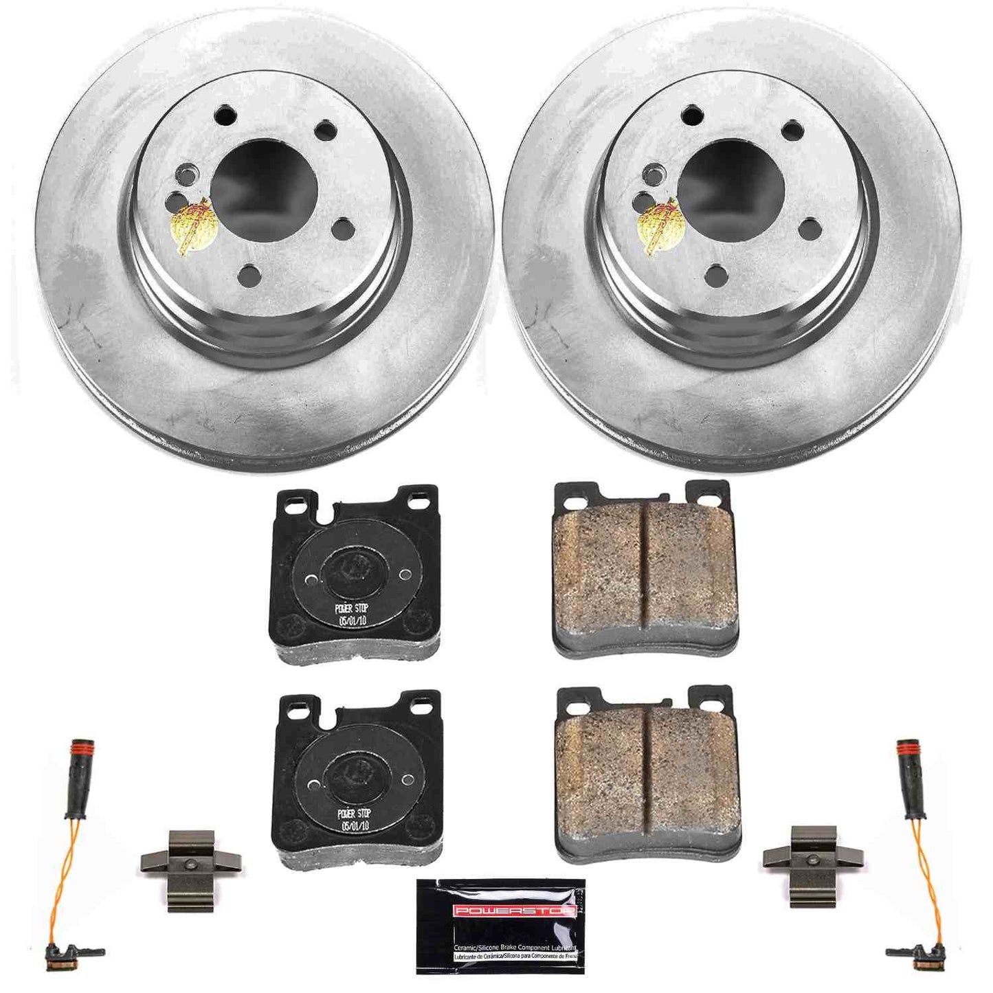 PowerStop Power Stop 02-04 Mercedes-Benz C32 AMG Rear Z23 Evolution Sport Coated Brake Kit CRK6226
