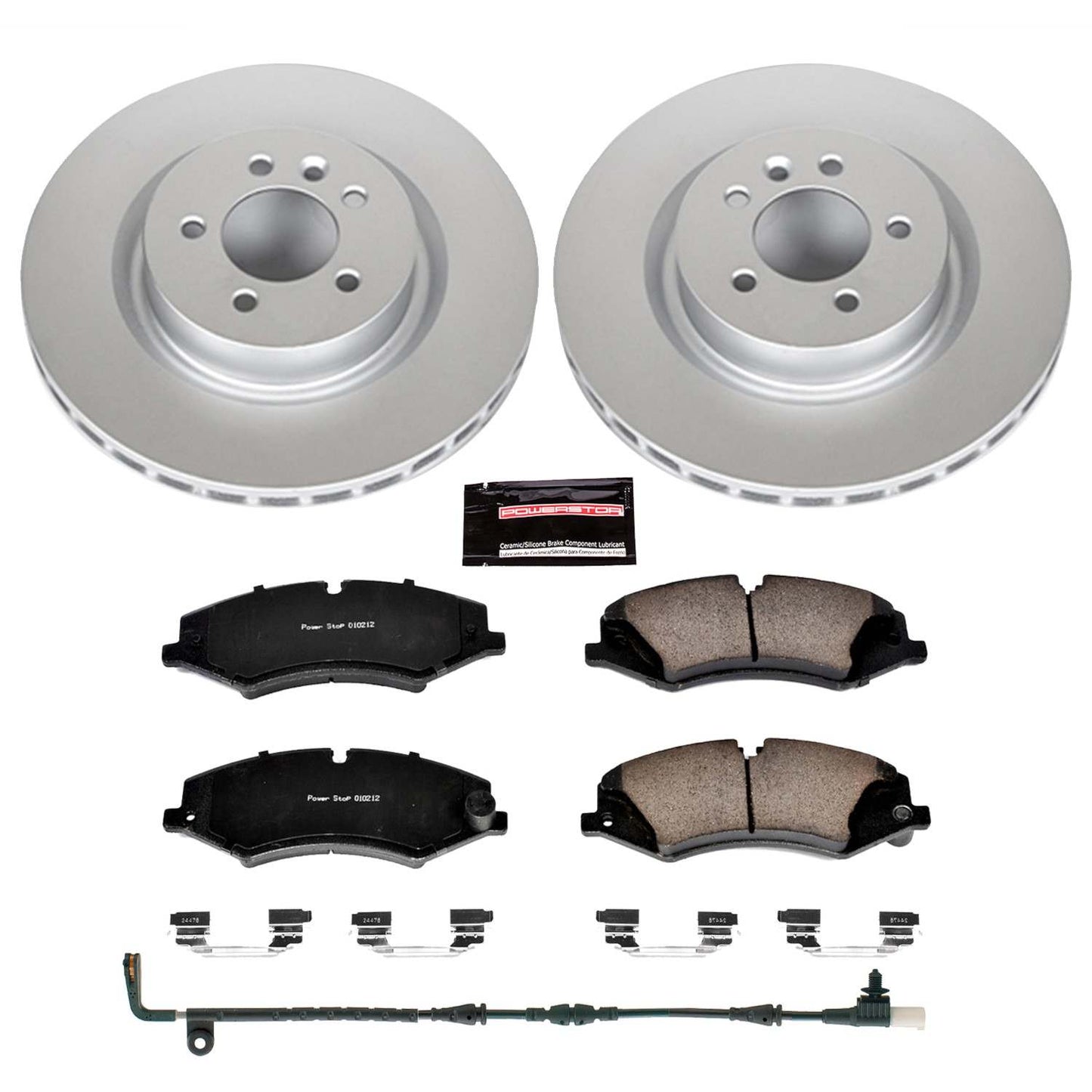 PowerStop Power Stop 10-13 Land Rover Range Rover Sport Front Z23 Evolution Sport Coated Brake Kit CRK6228