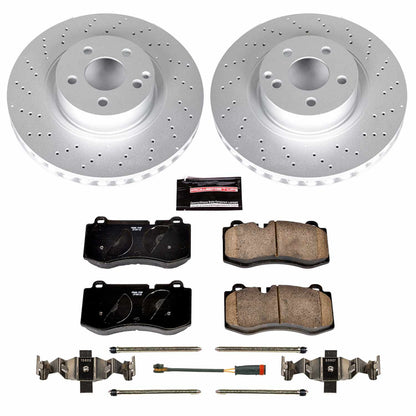 PowerStop Power Stop 07-08 Mercedes-Benz CL550 Front Z23 Evolution Sport Coated Brake Kit CRK6231