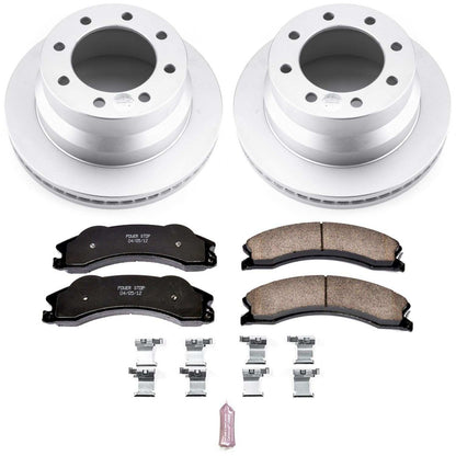 PowerStop Power Stop 09-19 Chevrolet Express 3500 Rear Z17 Evolution Geomet Coated Brake Kit CRK6257