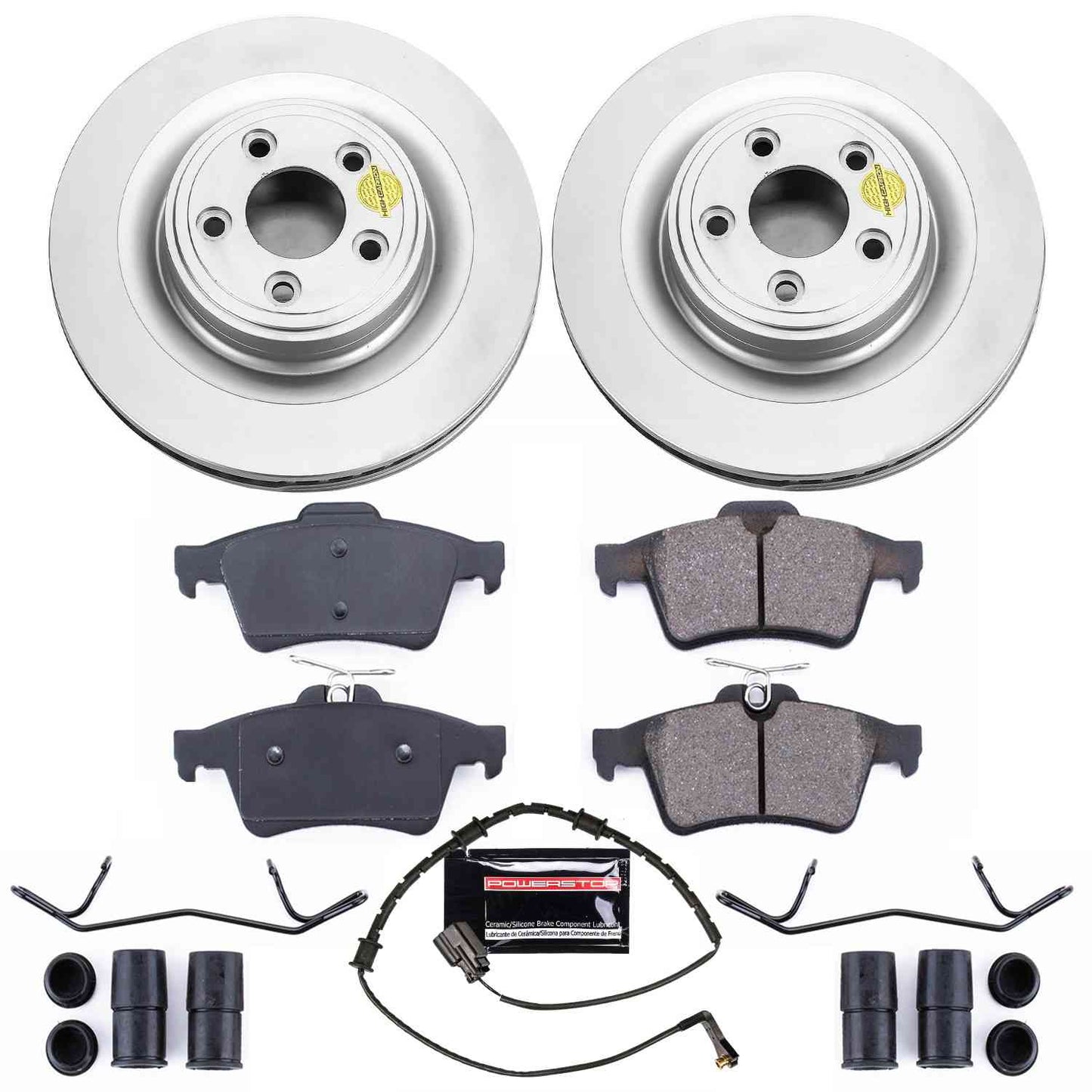 PowerStop Power Stop 10-15 Jaguar XF Rear Z23 Evolution Sport Coated Brake Kit CRK6279
