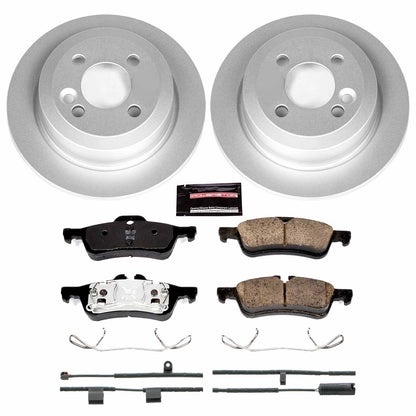 PowerStop Power Stop 07-08 Mini Cooper Rear Z23 Evolution Sport Coated Brake Kit CRK6280