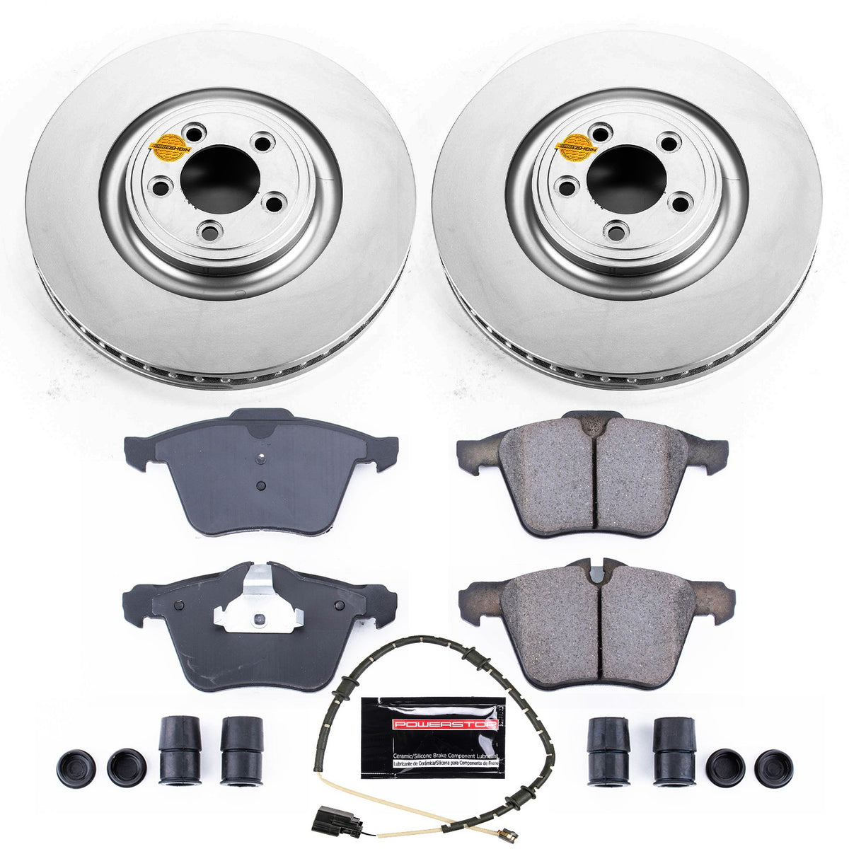 PowerStop Power Stop 10-15 Jaguar XF Front Z23 Evolution Sport Coated Brake Kit CRK6282
