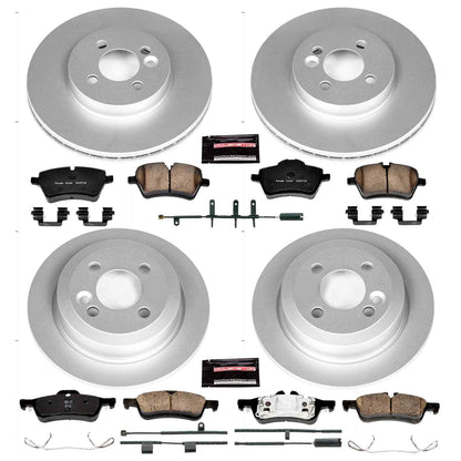 PowerStop Power Stop 07-08 Mini Cooper Front & Rear Z23 Evolution Sport Coated Brake Kit CRK6299