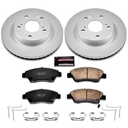 PowerStop Power Stop 13-15 Acura ILX Front Z17 Evolution Geomet Coated Brake Kit CRK6317
