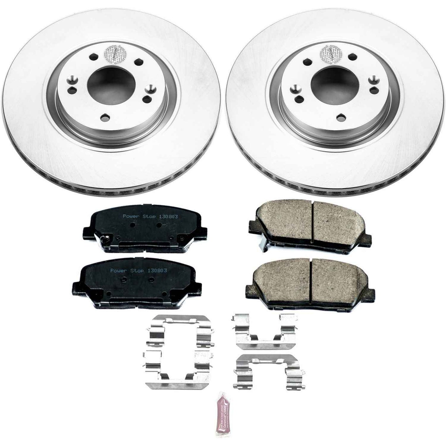 PowerStop Power Stop 11-15 Kia Optima Front Z17 Evolution Geomet Coated Brake Kit CRK6324