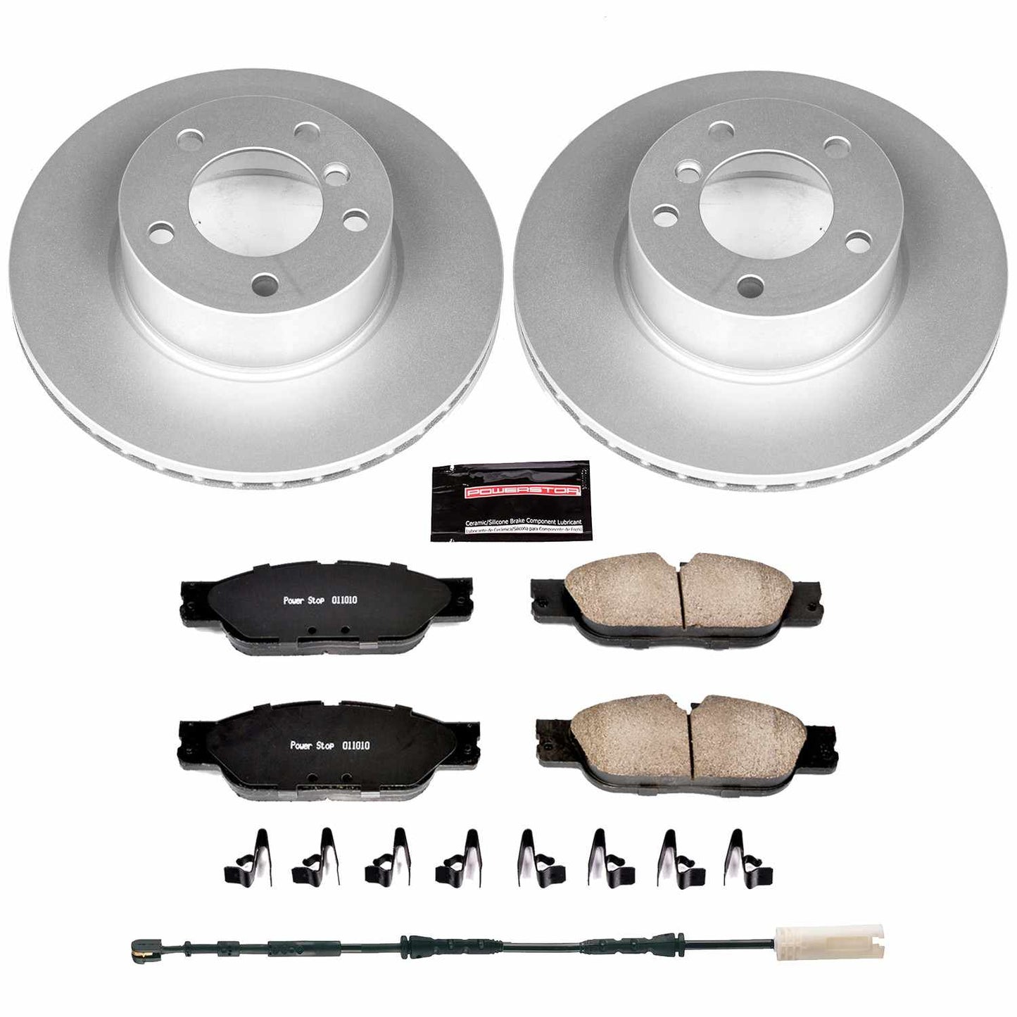 PowerStop Power Stop 10-13 BMW 128i Front Z23 Evolution Sport Coated Brake Kit CRK6346