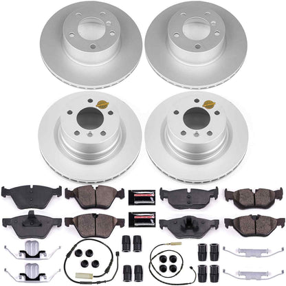 PowerStop Power Stop 10-13 BMW 128i Front & Rear Z23 Evolution Sport Coated Brake Kit CRK6347