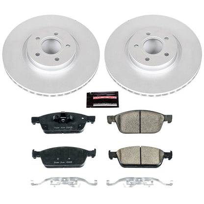 PowerStop Power Stop 13-19 Ford Escape Front Z23 Evolution Sport Coated Brake Kit CRK6349