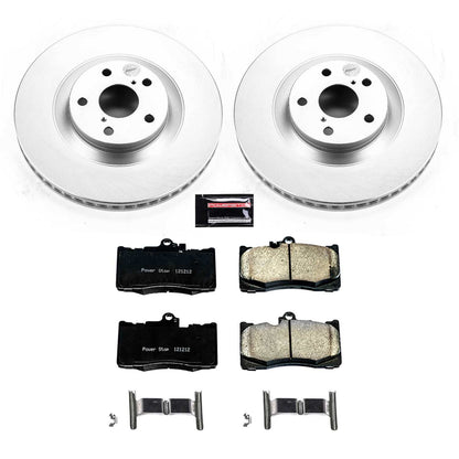 PowerStop Power Stop 13-19 Lexus GS350 Front Z17 Evolution Geomet Coated Brake Kit CRK6355