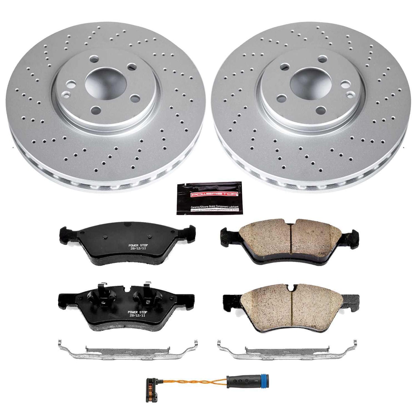 PowerStop Power Stop 07-09 Mercedes-Benz E350 Front Z23 Evolution Sport Coated Brake Kit CRK6357