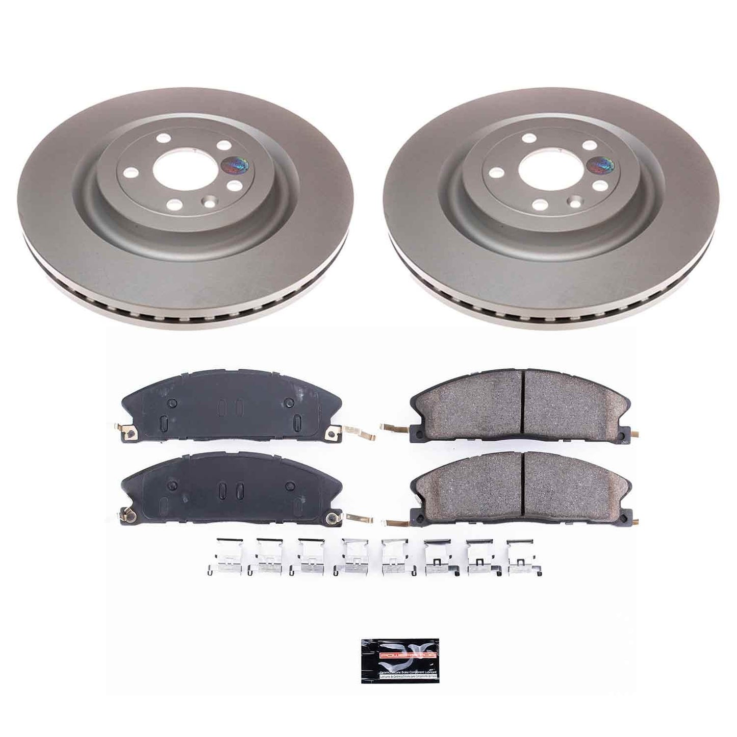 PowerStop Power Stop 13-19 Ford Explorer Front Z17 Evolution Geomet Coated Brake Kit CRK6374