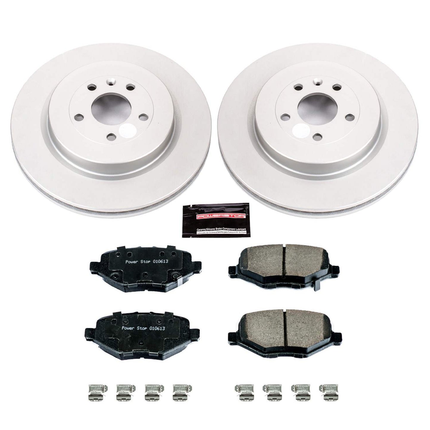 PowerStop Power Stop 13-19 Ford Explorer Rear Z17 Evolution Geomet Coated Brake Kit CRK6376
