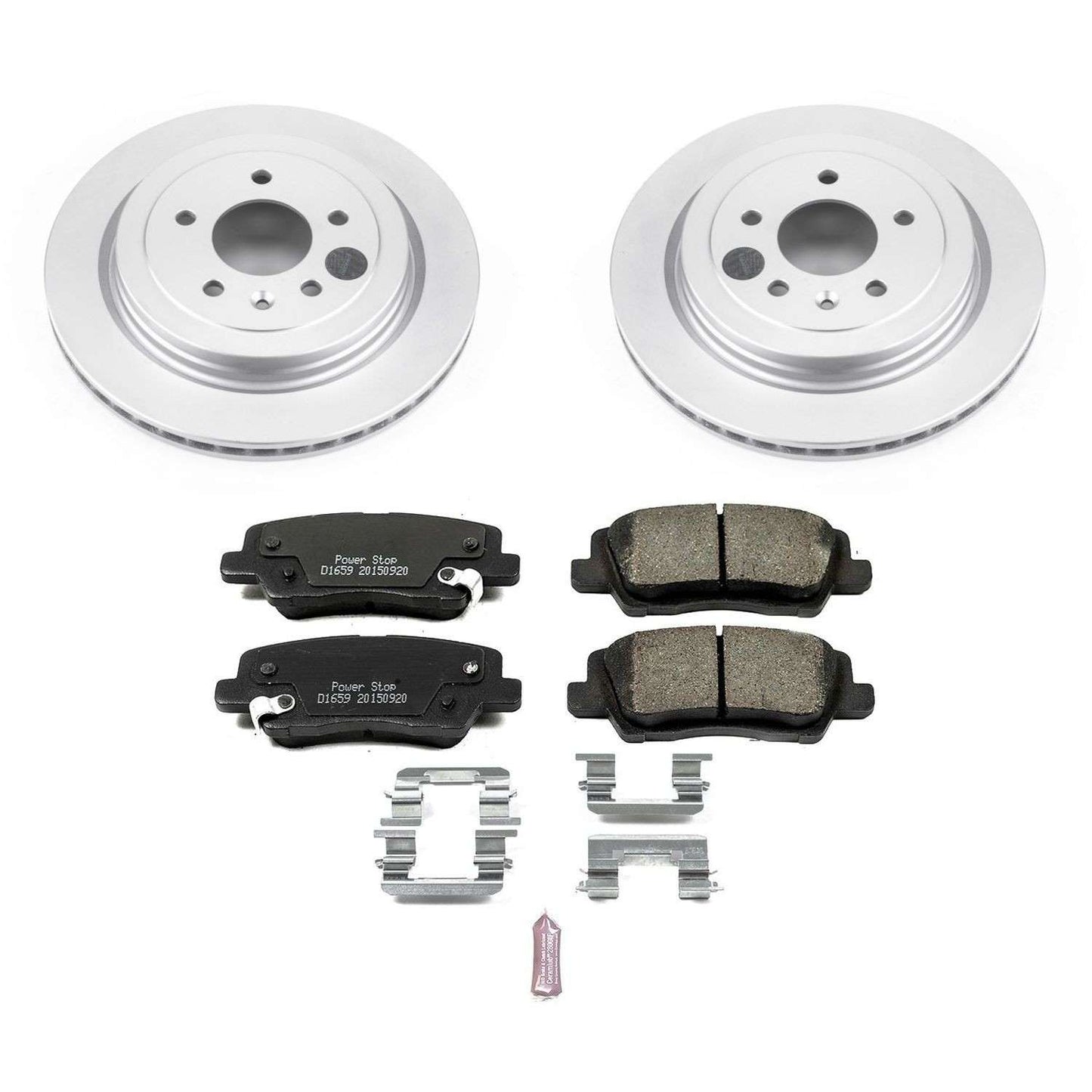 PowerStop Power Stop 13-15 Cadillac ATS Rear Z17 Evolution Geomet Coated Brake Kit CRK6385