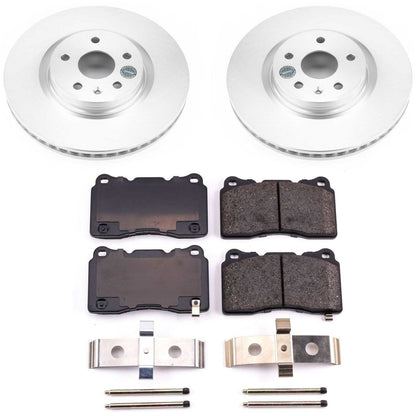 PowerStop Power Stop 14-17 Buick Regal Front Z17 Evolution Geomet Coated Brake Kit CRK6391