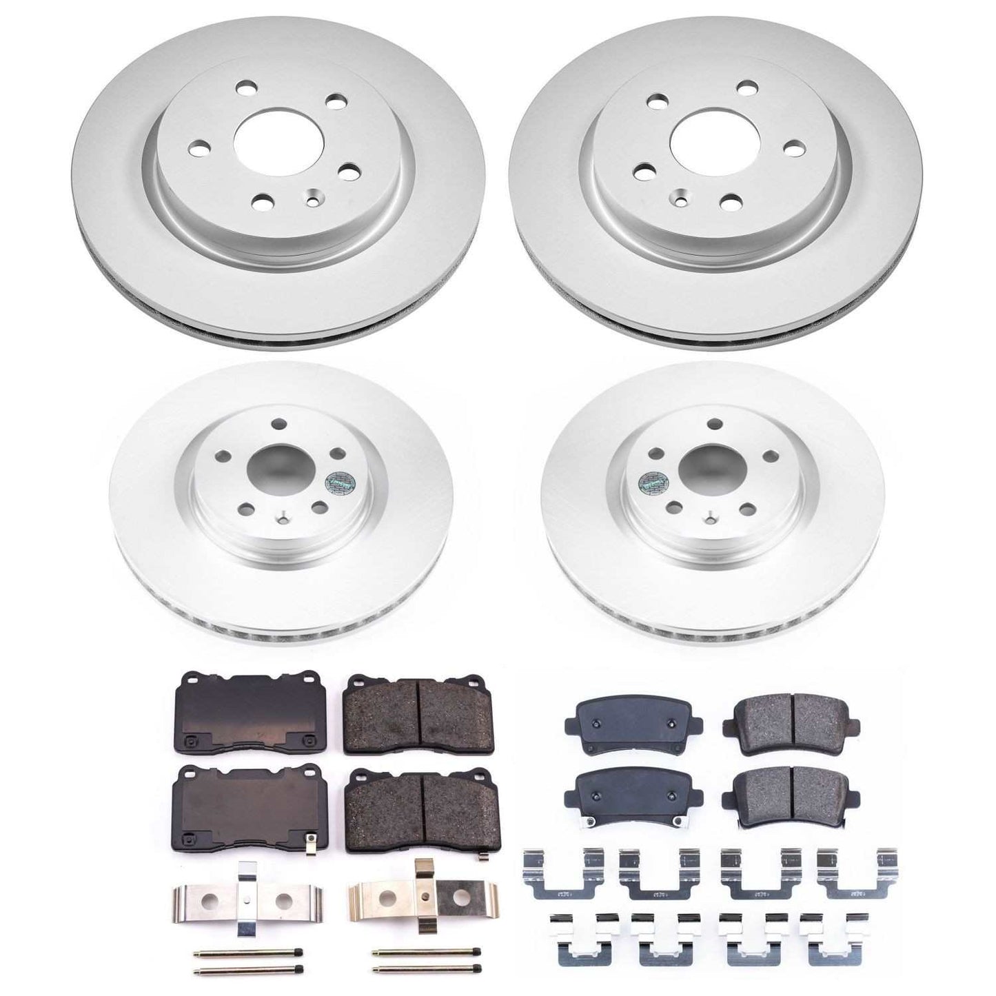 PowerStop Power Stop 14-17 Buick Regal Front & Rear Z17 Evolution Geomet Coated Brake Kit CRK6392