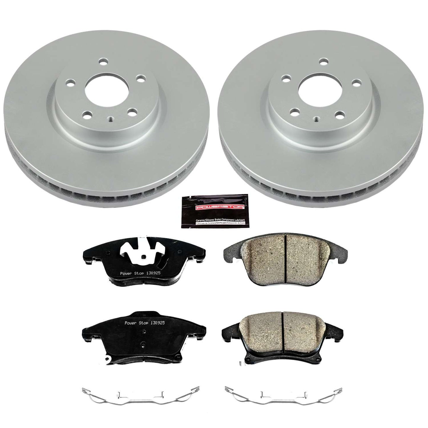 PowerStop Power Stop 13-19 Ford Fusion Front Z17 Evolution Geomet Coated Brake Kit CRK6399