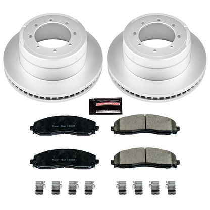 PowerStop Power Stop 13-19 Ford F-350 Super Duty Rear Z17 Evolution Geomet Coated Brake Kit CRK6406