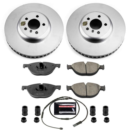 PowerStop Power Stop 10-15 BMW 550i GT Front Z17 Evolution Geomet Coated Brake Kit CRK6414
