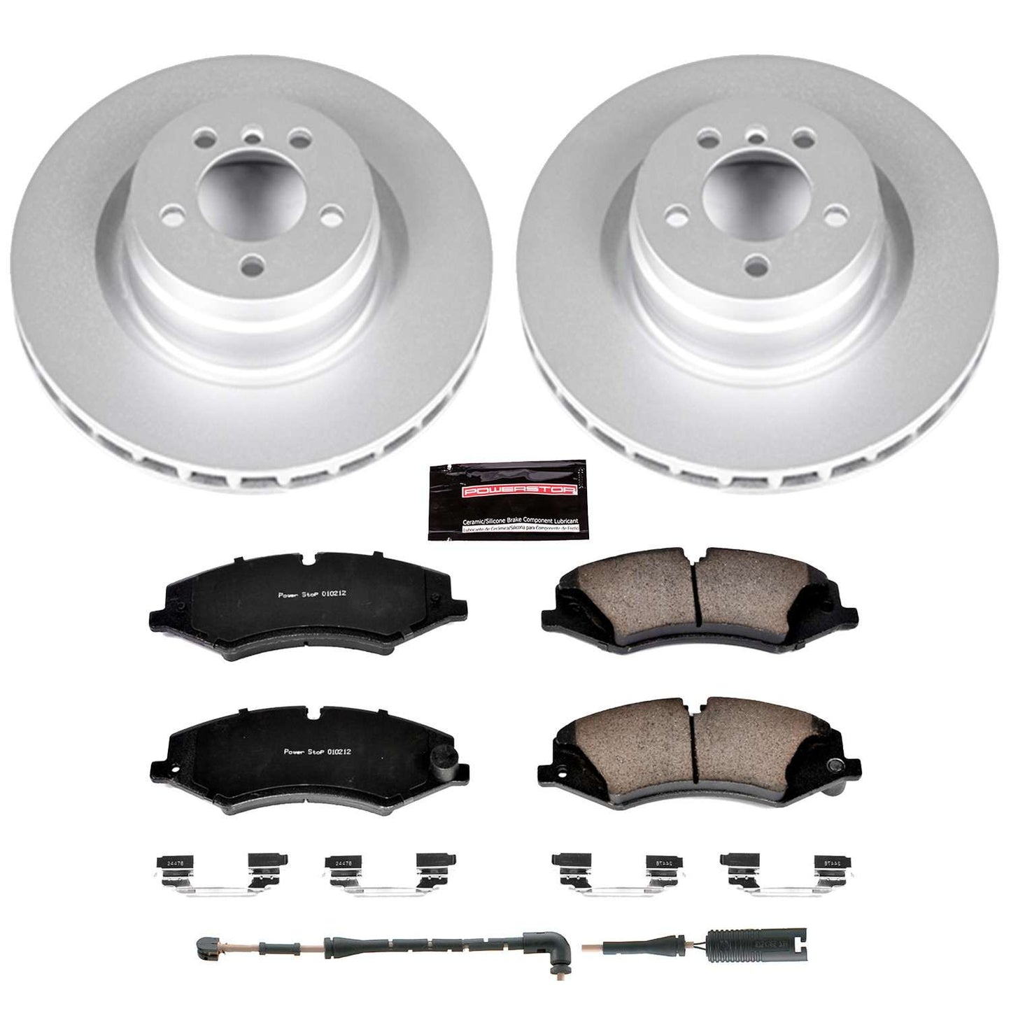 PowerStop Power Stop 10-12 Land Rover Range Rover Front Z23 Evolution Sport Coated Brake Kit CRK6475