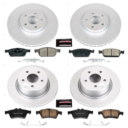 PowerStop Power Stop 13-16 Ford Escape Front & Rear Z23 Evolution Sport Coated Brake Kit CRK6478