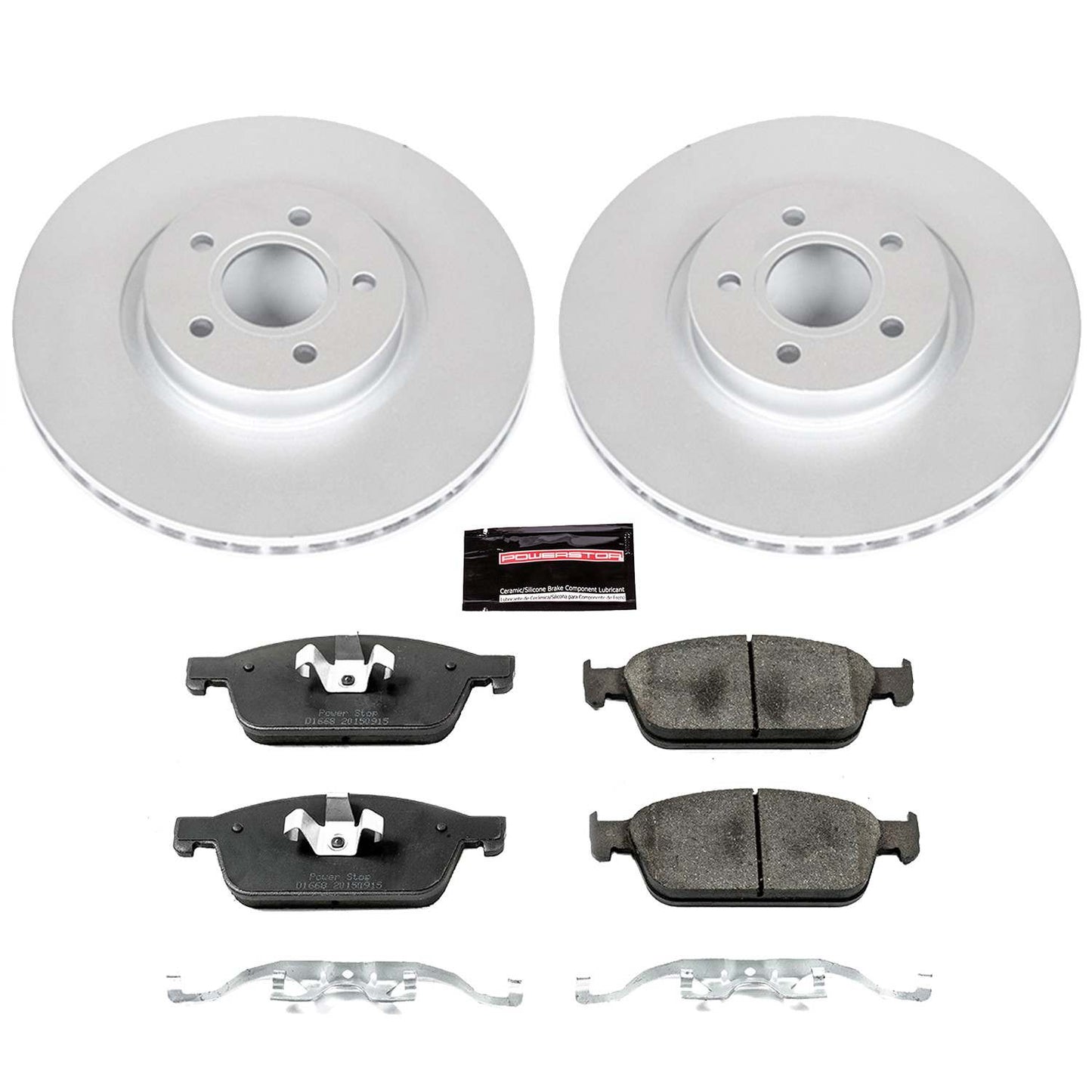 PowerStop Power Stop 13-14 Ford Focus Front Z23 Evolution Sport Coated Brake Kit CRK6479